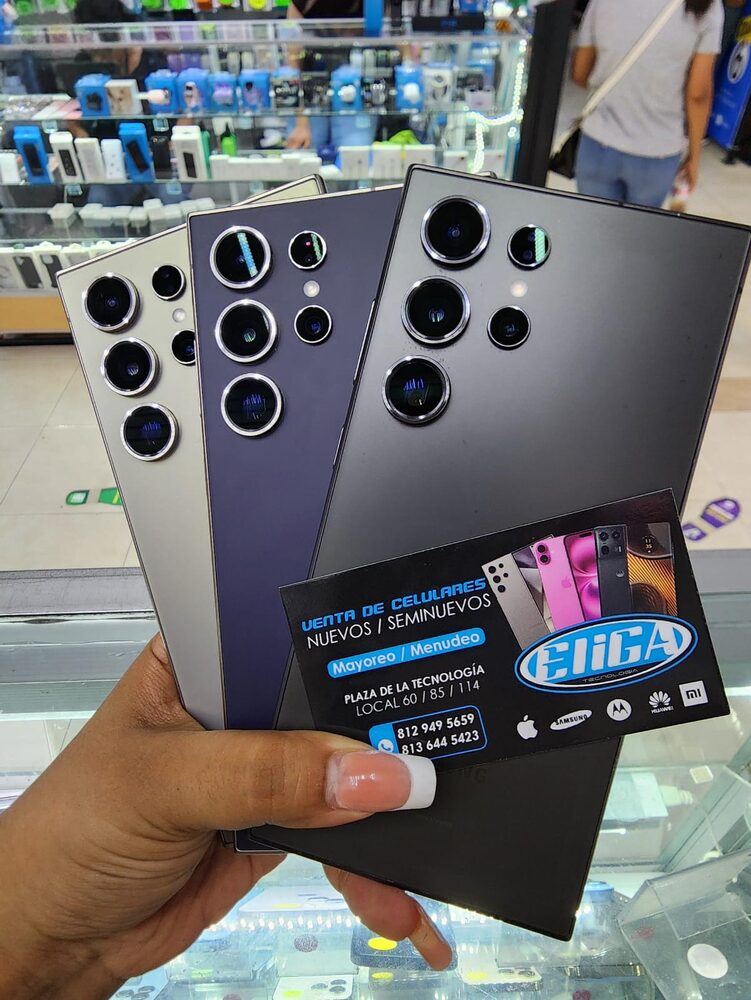 Samsung Galaxy S24 Ultra en varios colores disponibles en Celulares Eliga